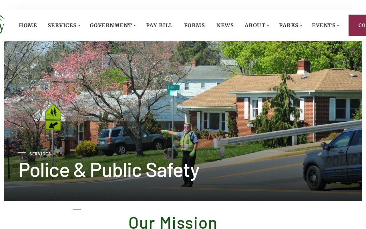 Luray Police Department official Page County arrest records source